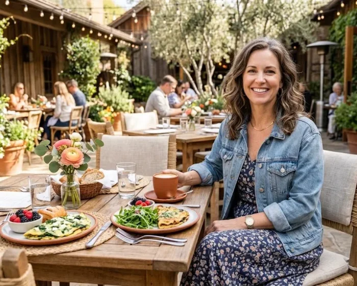 Brunch outfits for women over 40 styled for every occasion