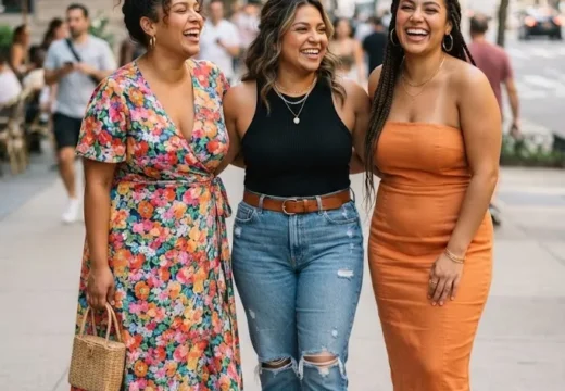 Plus size Latina outfits roundup featuring bold curvy fashion looks